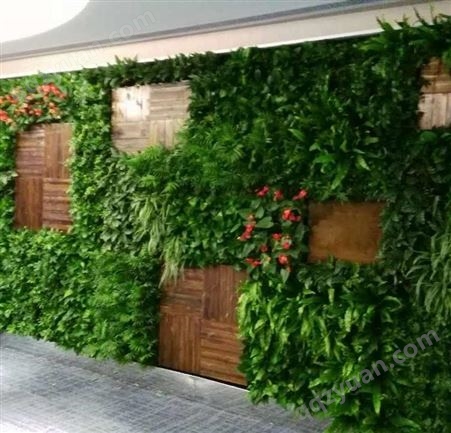 延安绿植墙 装饰用大型墙面仿真绿化工程厂家 批发仿真植物墙