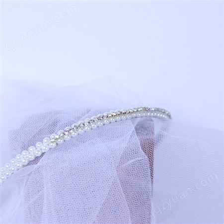韩国风格珍珠发箍网红小清新简约头箍 法式复古压发发饰