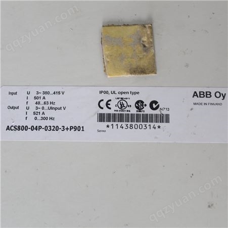 ABB变频器检测维修中心ACS800-04P-0320-3-P901拆机资源