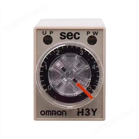 欧姆龙时间继电器AC220VH3Y-2H3Y-2-CH3Y-4H3Y-4-C12VDC24V可调1S
