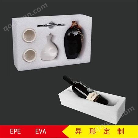EPE珍珠海绵工厂 电器内托彩盒绒布内衬 加密珍珠棉定制
