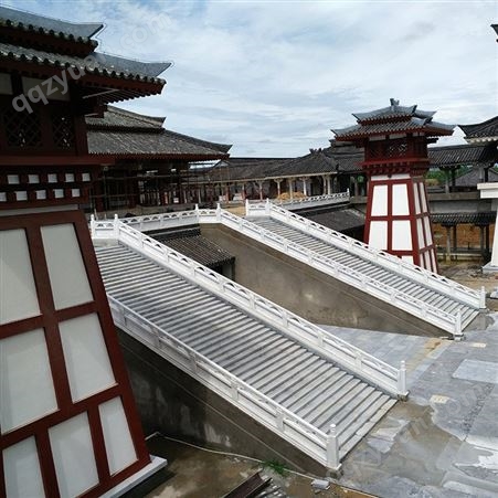 古建筑汉白玉栏杆厂家批发定制 施工安装 寺庙汉白玉栏杆