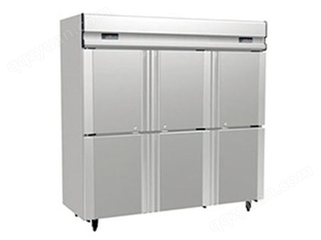 华杰 六门冰箱商用厨房冷冻冷藏立式冷柜大容量饭店四门保鲜冰柜