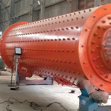 厂家供应 连续式回转窑 大型滚筒式球磨机 炉渣铝粉溢流型球磨设备