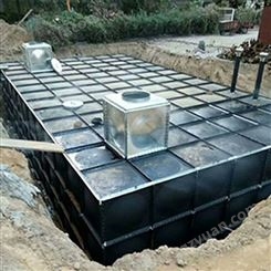 鑫海 不锈钢拼装 加厚定做不锈钢材水箱 方形生活用水
