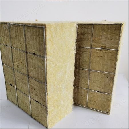 金尼岩棉板 竖丝砂浆纸复合板 导热系数小 阻燃隔热 吸音降噪