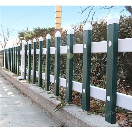 铜仁PVC草坪护栏塑钢栏杆塑料花池公园花坛户外绿化带隔离栅栏