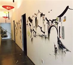 劲美专业承接幼儿园墙绘工程 墙体彩绘 手绘涂鸦墙绘公司