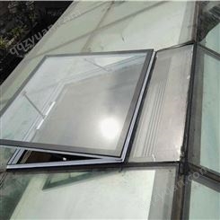 电动天窗厂家 玻璃采光井平移窗 鑫聚 大小可按需定做