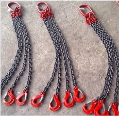 南京起重链条吊索具 双钩双腿铁链锰钢80级别 起力生产
