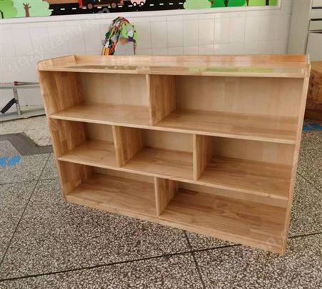 云南蕴力幼儿园玩具柜实木柜子幼儿园家具可定做教具组合柜收纳柜