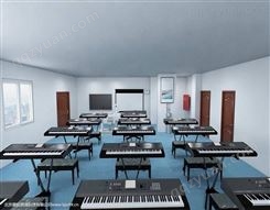 钢琴实训室配备独立钢琴室多媒体有源音箱