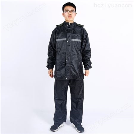 批发透气型分体式雨衣套装夜光摩托车防水防雨分体雨衣保安雨衣